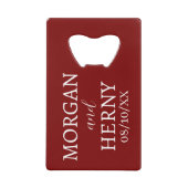 CUSTOMIZED NAME STYLISH MODERN WEDDING  (Devant)