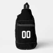 CUSTOMIZED NUMBER CUSTOM GIFT SLING BAG (Voorkant)