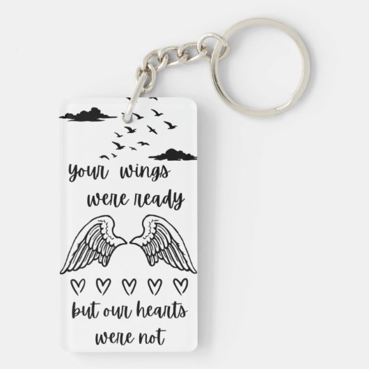 Customized Pet Memorial Keychain  (achterkant)