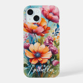 Customized Phone Case Floral Design (Verso)