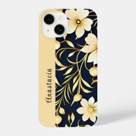 Customized Phone Case Floral Design iPhone 14 Hoesje