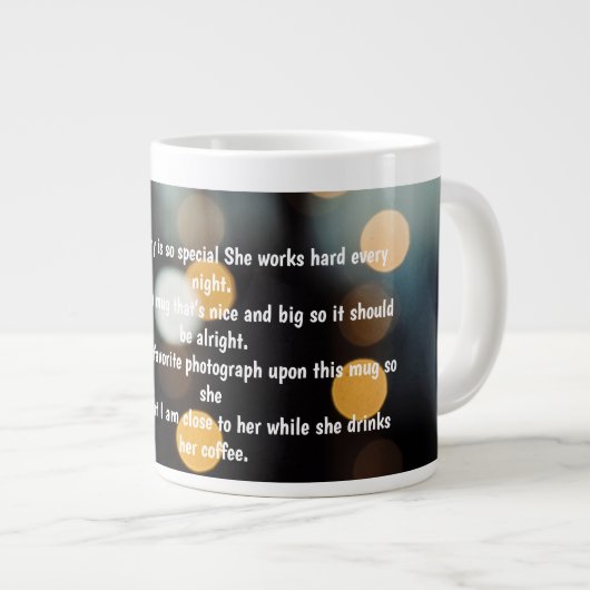 Customized Poem on Birthday Mug (Devant droit)