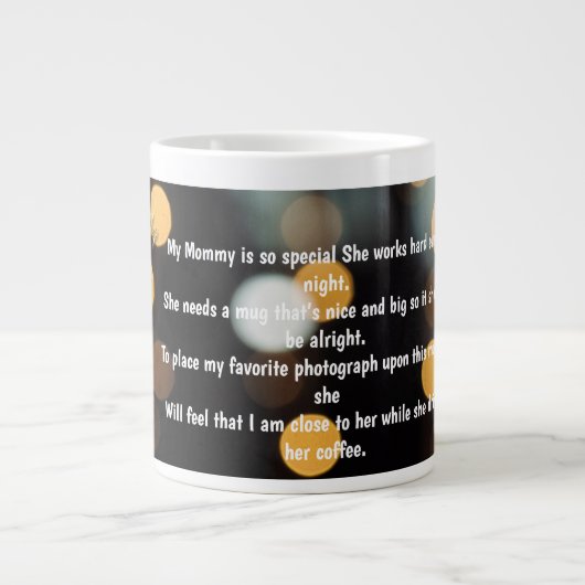Customized Poem on Birthday Mug (Devant)