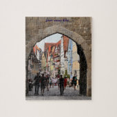 Customized Puzzle of Rothenburg, Germany (Vertical)