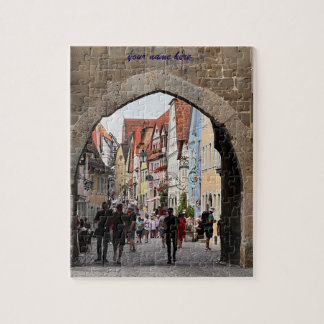 Customized Puzzle of Rothenburg, Germany Legpuzzel