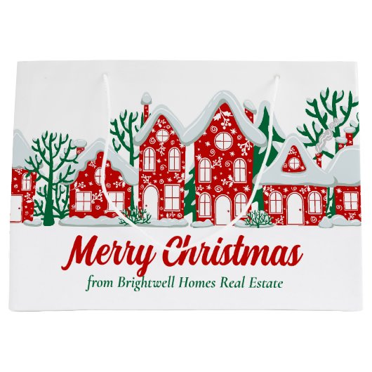 Customized Real Estate Company Christmas Party Groot Cadeauzakje