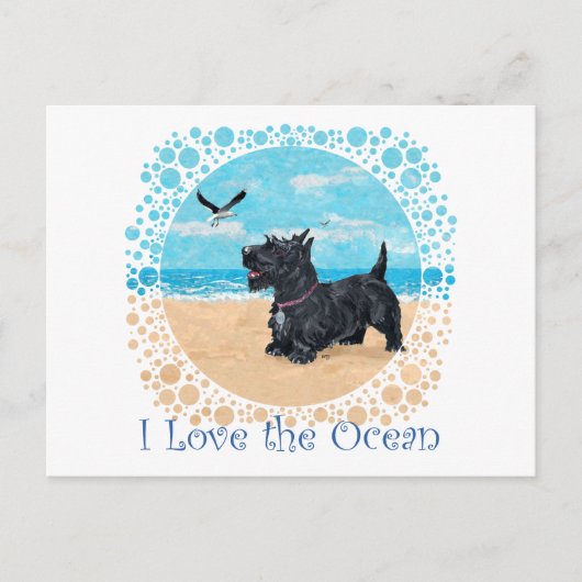 CUSTOMIZED Scottie Beach Briefkaart (Voorkant)