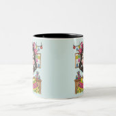 Customized Teacher Graphic Mug – Colorful & Cute (Centre)