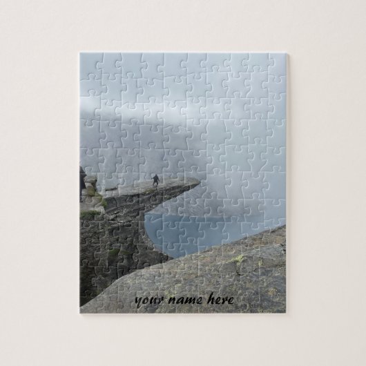 Customized Trolltunga, Norway Legpuzzel (Verticaal)