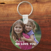 Customized with 2 and text sleutelhanger (Voorkant)