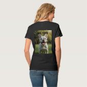 Customized with 2 and text t-shirt (Achterkant volledig)