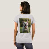 Customized with 2 and text t-shirt (Achterkant volledig)