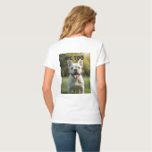 Customized with 2 and text t-shirt (Achterkant volledig)