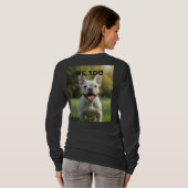 Customized with 2 and text t-shirt (Achterkant volledig)