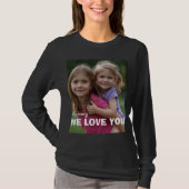 Customized with 2 and text t-shirt (Voorkant)