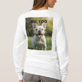 Customized with 2 and text t-shirt (Achterkant)