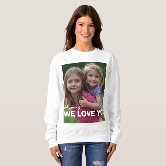 Customized with 2 and text trui (Voorkant volledig)
