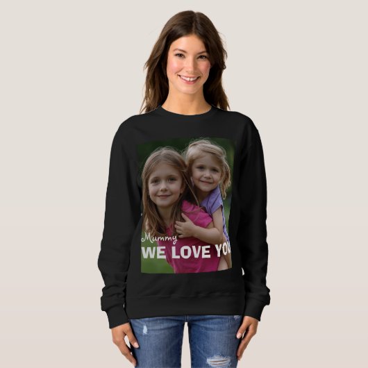 Customized with 2 and text trui (Voorkant volledig)