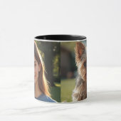 Customized with two photos mok (Midden)