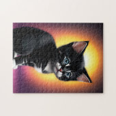CUT CAT KITTEN ART JIGSAW PUZZLE (Horizontal)