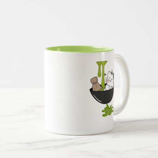 Cut Cat Matcha's Mug (Devant droit)