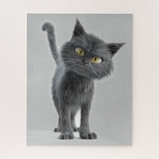 CUT CHAT NOIR JIGSAW PUZZLE (Vertical)