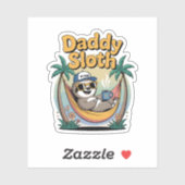Cut Daddy Sloth Vader Sticker (Vel)