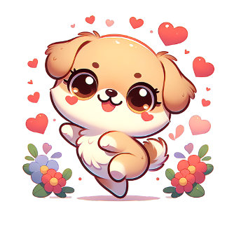 Cut Dinosaurs Valentijn Custom-Cut Vinyl Sticker