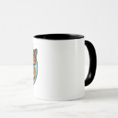 CUT MONARCH BUTTERFLY LADY RINGER MUG (Devant droit)
