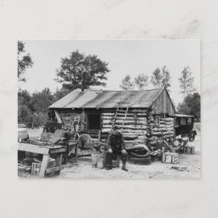 Cut-Over Land Farmer, 1937 Briefkaart