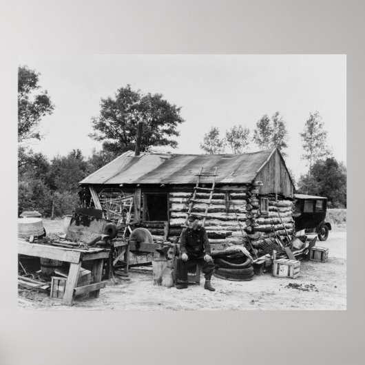 Cut-Over Land Farmer, 1937 Poster (Voorkant)