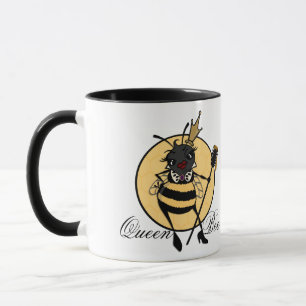 CUT QUEEN BEE RINGER MUG