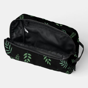 Cut & Sew Leaf Print Toilettas voor Reizen Toilettasje