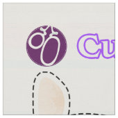 Cut & Sew Paashaas - Easy DIY Project Stof (Close Up)