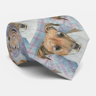 CUT TERRIER PET CHIEN CRAVATE AMUSANT