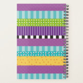 Cutaanstaven en Stippen monogram Planner (Achterkant)