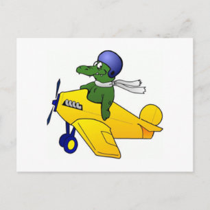 Cutalligator/krokodillenteken Briefkaart