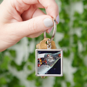 Cutaway is een tweekoppige Gemini-ruimtesonde tijd Sleutelhanger