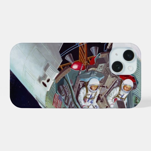 Cutaway Un Appareil Spacecraft Gemini À Deux Perso (Verso Horizontal)
