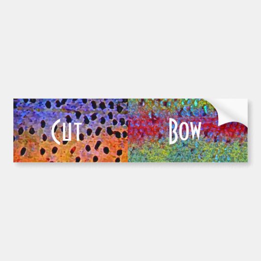 CutBow - Bumpersticker (Voorkant)