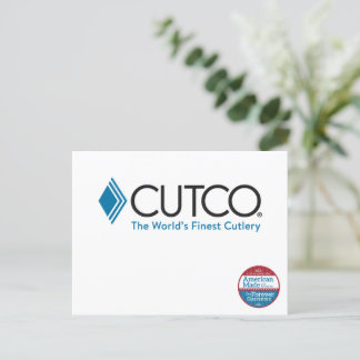 Cutco contactpersoon briefkaart