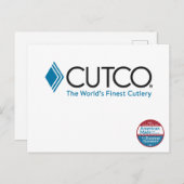 Cutco contactpersoon briefkaart (Voorkant / Achterkant)