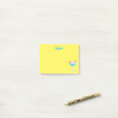 Cutcocktailglas Post-it® Notes (Op bureau)