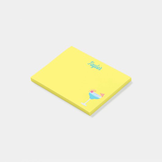 Cutcocktailglas Post-it® Notes (Schuin)