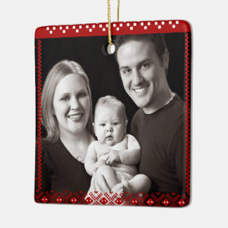 Cute 1st Ugly Sweater Baby Pas getrouwd Nord Keramisch Ornament