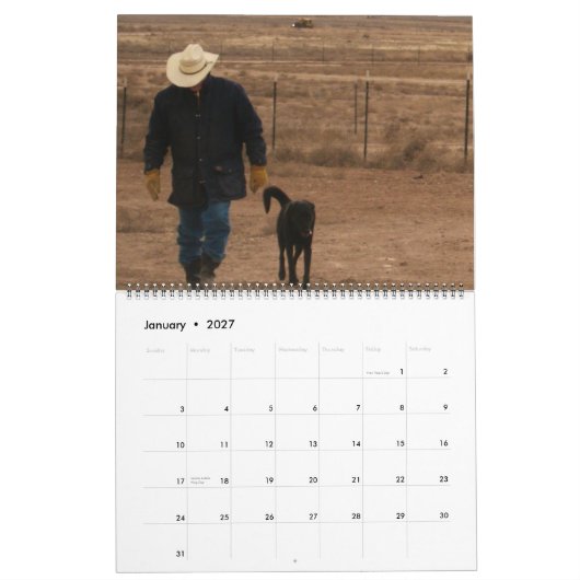 Cute 2013 Western Ranch Animals Calendar Kalender (Jan 2027)