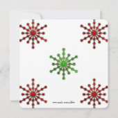 Cute 2019 Elf Stocking Chritmas Invitation du Part (Dos)