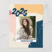 Cute 2025 Graduation Pastel Photo Mini Invitation (Devant)