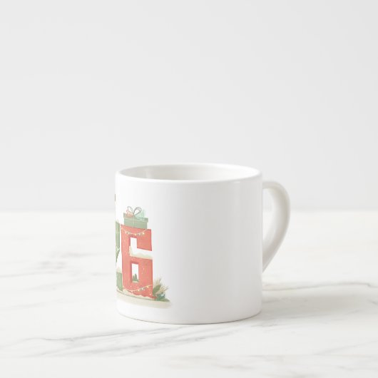 Cute 2026 New Year's Espresso Mug (Devant droit)