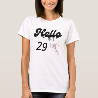 Cute 29e verjaardagsshirt voor meisjes – Schattig  T-shirt